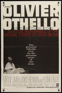 6g641 OTHELLO 1sh '66 Laurence Olivier in the title role, Shakespeare!