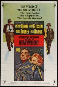 6g719 REQUIEM FOR A HEAVYWEIGHT 1sh '62 Anthony Quinn, Jackie Gleason, Mickey Rooney, boxing!