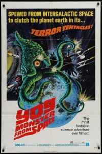 6g994 YOG: MONSTER FROM SPACE 1sh '71 it was spewed from intergalactic space to clutch Earth!