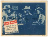 6h145 3:10 TO YUMA LC #5 '57 Van Heflin glares at Glenn Ford standing at saloon bar!