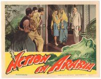6h149 ACTION IN ARABIA LC '44 George Sanders goes at Virginia Bruce but is restrained!