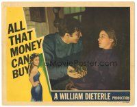 6h157 ALL THAT MONEY CAN BUY LC '41 Anne Shirley is not impressed by James Craig's gold coins!