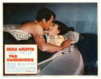 6h161 AMBUSHERS LC #3 '67 art of Dean Martin as Matt Helm in bed with sexy girl!
