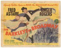 6h013 BARKLEYS OF BROADWAY TC '49 art of Fred Astaire & Ginger Rogers dancing in New York!
