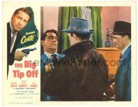 6h194 BIG TIP OFF LC '55 Richard Conte beaten by two tough guys, film noir!