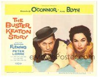 6h225 BUSTER KEATON STORY LC #2 '57 Donald O'Connor as The Great Stoneface comedian, Ann Blyth