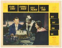 6h226 BUT NOT FOR ME LC #8 '59 maid brings birthday cake to Clark Gable who doesn't like it!