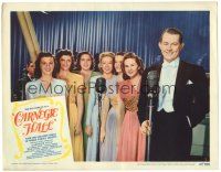 6h232 CARNEGIE HALL LC #2 '47 Edgar Ulmer, Vaughn Monroe at microphones w/ 6 pretty girls!