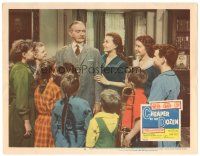 6h246 CHEAPER BY THE DOZEN LC #6 '50 Clifton Webb surrounded by Jeanne Crain & kids!