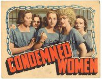 6h262 CONDEMNED WOMEN LC '38 sexy Sally Eilers & Anne Shirley with bad girls behind bars!