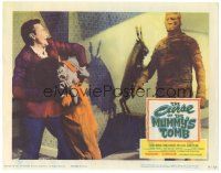 6h276 CURSE OF THE MUMMY'S TOMB LC '64 Terence Morgan & Jeanne Roland cower before monster Owen!