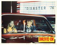 6h309 DRIVE-IN LC #4 '76 Texas movie theater comedy, great c/u of teens in car!