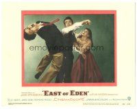 6h313 EAST OF EDEN LC #2 '55 Julie Harris tries to stop James Dean from punching Richard Davalos!