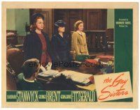 6h367 GAY SISTERS LC '42 Barbara Stanwyck, Geraldine Fitzgerald! & Nancy Coleman in court!