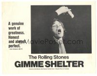 6h375 GIMME SHELTER LC '71 best c/u of Mick Jagger singing, Rolling Stones rock & roll concert!