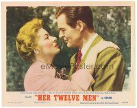 6h428 HER TWELVE MEN LC #8 '54 teacher Greer Garson learned romantic things from Robert Ryan!