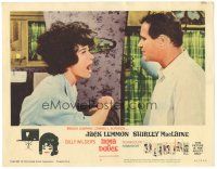 6h478 IRMA LA DOUCE LC #2 '63 Shirley MacLaine yelling at Jack Lemmon, directed by Billy Wilder!