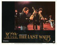 6h524 LAST WALTZ LC #8 '78 Martin Scorsese, great image of The Band performing on stage!