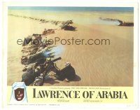 6h527 LAWRENCE OF ARABIA LC '62 David Lean classic, cool far shot of men w/guns lined up on dune!