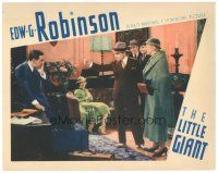 6h539 LITTLE GIANT LC '33 Helen Vinson & three others watch Edward G. Robinson point accusing finger