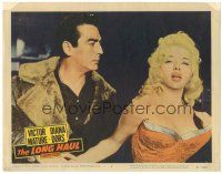 6h551 LONG HAUL LC #5 '57 truck driver Victor Mature stares at super sexy Diana Dors!