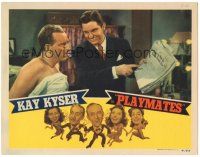 6h690 PLAYMATES LC '41 Kay Kyser is shocked that Peter Lind Hayes will make him a dramatic actor!