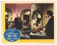 6h695 PRIVATE AFFAIRS OF BEL AMI LC #7 '47 Ann Dvorak w/ George Sanders reading note left on table!