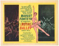 6h096 ROYAL BALLET TC '60 artwork of incomparable ballerina Margot Fonteyn!