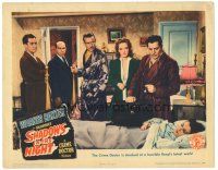 6h782 SHADOWS IN THE NIGHT LC '44 Crime Doctor Warner Baxter, Norris, Matthews, Nina Foch & patient