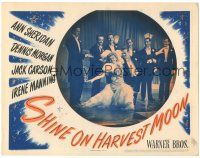 6h789 SHINE ON HARVEST MOON LC '44 pretty Irene Manning dancing with seven guys in tuxedos!