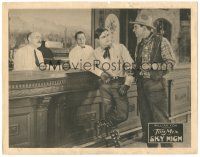 6h802 SKY HIGH LC '22 two bartenders watch Tom Mix stare at guy by huge ornate bar!