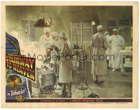6h839 STAIRWAY TO HEAVEN LC #2 '47 Michael Powell & Emeric Pressburger classic, doctors operating!