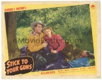 6h843 STICK TO YOUR GUNS LC '41 Brad King & pretty Jacqueline Holt have a picnic under the tree!