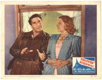 6h883 THIEVES' HIGHWAY LC #5 '49 Jules Dassin, truck driver Richard Conte & sexy Barbara Lawrence!