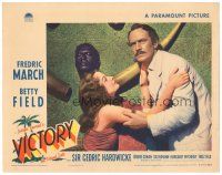 6h948 VICTORY LC '40 sexy Betty Field begs Fredric March not to leave her!