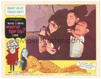 6h967 WHAT'S UP TIGER LILY LC #5 '66 wacky Woody Allen Japanese spy spoof with dubbed dialog!