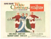 6h975 WHITE CHRISTMAS LC '54 best c/u of Bing Crosby, Danny Kaye, Rosemary Clooney & Vera-Ellen!