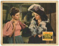 6h977 WILD GEESE CALLING LC '41 close up of sexy Joan Bennett glaring at Ona Munson in fancy dress!