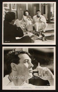 6j992 VERY SPECIAL FAVOR 2 8x10 stills '65 cool images of smoking Rock Hudson w/ sexy Leslie Caron!