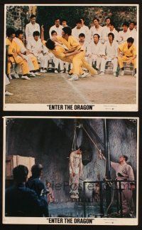 6j234 ENTER THE DRAGON 2 8x10 mini LCs '73 martial artist Jim Kelly fighting and being tortured!