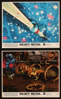 6j236 HEAVY METAL 2 8x10 mini LCs '81 classic musical animation, great cartoon images!