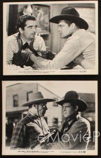 6j667 BULLETS FOR RUSTLERS 5 8x10 stills R52 cool cowboy western images of Charles Starrett!