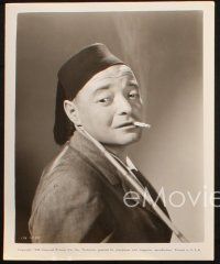 6j913 CASBAH 2 8x10 stills '48 cool images of smoking Peter Lorre wearing fez w/ cane!