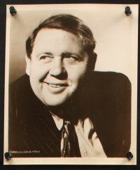 6j621 CHARLES LAUGHTON 6 8x10 stills '40s-50s cool close portraits of the English actor!