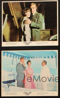 6j205 GAMBIT 4 color 8x10 stills '67 sexy Shirley MacLaine & Michael Caine!