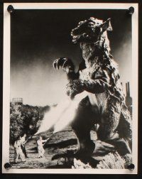 6j678 GORGO 5 8x10 stills '61 incredible special effects images of the giant monster!