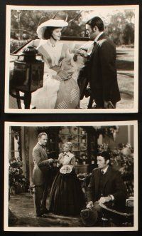 6j633 GREAT SINNER 6 8x10 stills '49 gambler Gregory Peck & sexy Ava Gardner w/ Douglas, Barrymore!