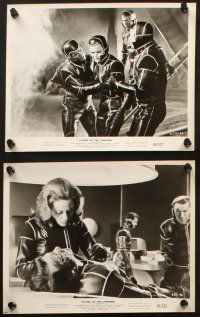 6j376 PLANET OF THE VAMPIRES 12 8x10 stills '65 Mario Bava,Barry Sullivan & astronauts in cool suits