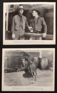 6j298 ROAD TO DENVER 20 8x10 stills '55 cool cowboy western images of John Payne & Mona Freeman!