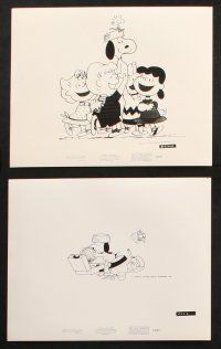 6j601 SNOOPY COME HOME 7 8x10 stills '72 Peanuts, Charlie Brown, great Schulz artwork of Snoopy!